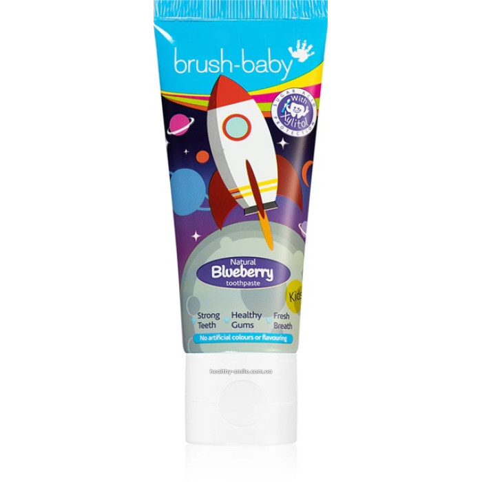 Brush Baby Зубна паста смак чорниці 3-6 років, 50 мл